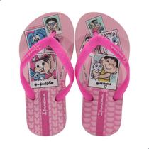 Chinelo Infantil Ipanema Turma Da Monica Rosa