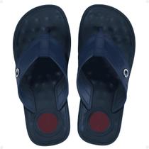 Chinelo Infantil Juvenil Cartago Alabama Tiras Largas Azul Bordo