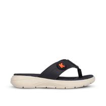 Chinelo Infantil Juvenil Menino Kidy Fly Casual Leve Confortável Anatômico Antiderrapante Preto Bege -