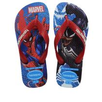 Chinelo Infantil Masculino Havaianas Top Marvel Azul/Brilhante