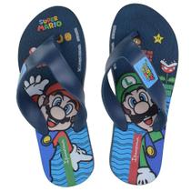Chinelo Infantil Masculino Ipanema Super Mario Azul - 27161