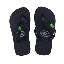 Chinelo Infantil Masculino RDK Preto - 3805