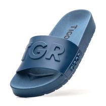 Chinelo Infantil Masculino Tigor T. Tigre Original Macio Slide Azul