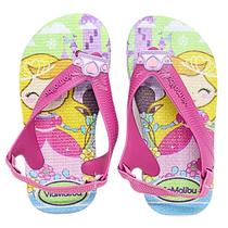 Chinelo Infantil Menina Baby Moderna Delicada Princesa De Correia Leve Macia E Confortavel