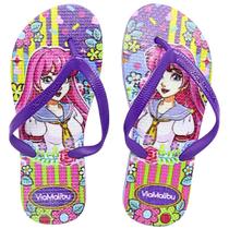 Chinelo Infantil Menina Casual Princesa Delicada Moderno Leve Macio Antiderrapante Confortavel