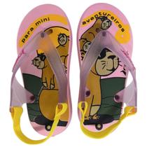 Chinelo Infantil Menina Elástico Estampa Capivara Rider Kids Chinelo Infantil Menina Elástico Estampa Capivara Rider Kids