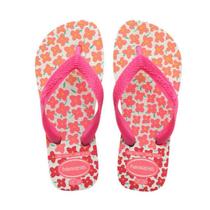 Chinelo Infantil Menina Havaianas Kids Flores Estampa 4000052