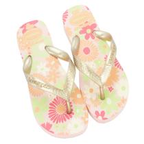 Chinelo Infantil Menina Havaianas Kids Flores - Rosa Chinelo Infantil Menina Havaianas Kids Flores - Rosa