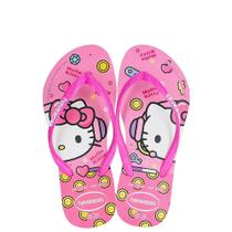 Chinelo infantil menina havaianas slim hello kitty 4145748