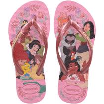 Chinelo Infantil Menina Havainas Slim Princesas 4123328 Rosa Chinelo Infantil Menina Havainas Slim Princesas 4123328 Rosa