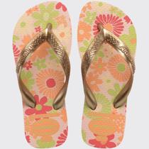 Chinelo Infantil Meninas de Dedo Casual Havaianas Kids Flores