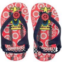 Chinelo Infantil Menino Canina Praiano Pimpolho Com Elástico