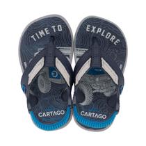 Chinelo Infantil Menino Com Elastico Cartago Mini 11493