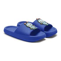 Chinelo Infantil Menino Enfeite Robô Casual Slide Nuvem Confortável