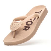 Chinelo Infantil Menino Estampado Tigor T. Tigre Original Leve Macio Conforto Detalhe Bege