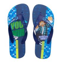 Chinelo Infantil Menino Ipanema Authentic Games 27205 Azul