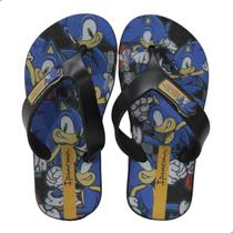 Chinelo Infantil Menino Ipanema Sonic Play Preto