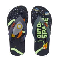 Chinelo infantil menino klin space acqua marinho