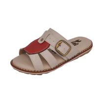 Chinelo Infantil Menino Tiras Largas Fivela Marfim e Vermelho Chinelo Infantil Menino Tiras Largas Fivela Marfim e Vermelho