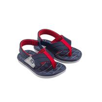 Chinelo Infantil Mini Dedo Azul/Vermelho Cartago