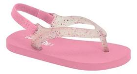 Chinelo Infantil Molekinha Elastico Gliter Conforto 2739200