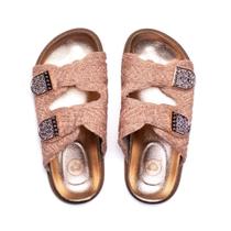 Chinelo Infantil Molekinha Fivelas Brilho Rosé Chinelo Infantil Molekinha Fivelas Brilho Rosé