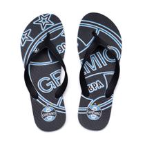 Chinelo Infantil Molekinho Grêmio PVC Preto/Azul Chinelo Infantil Molekinho Grêmio PVC Preto/Azul