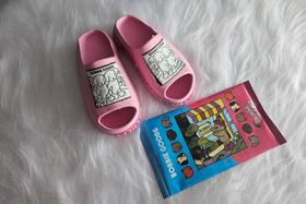 Chinelo Infantil para colorir Rosa Bebê + 4 cards Chinelo Infantil para colorir Rosa Bebê + 4 cards