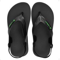 Chinelo Infantil Rider Street Baby Com Elástico Preto