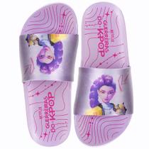 Chinelo infantil slide guerreiras do k-pop huntrix grendene kids 23480 Chinelo infantil slide guerreiras do k-pop huntrix grendene kids 23480