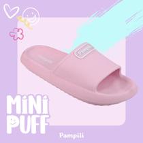 Chinelo Infantil Slide Menina Pampili Mini Puff Lisa 677006 PINK