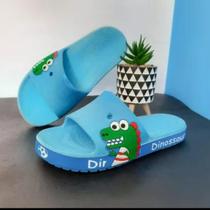 Chinelo Infantil Slide Nuvem Dinossauro Sandália Criança Menino Menina Moda Leve Macio Confortável Flexível Chinelo Infantil Slide Nuvem Dinossauro Sandália Criança Menino Menina Moda Leve Macio Confortável Flexível