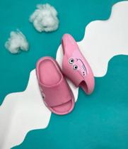 Chinelo Infantil Slide Nuvem Jacaré Sandália Criança Feminino Masculino Moda Leve Macio Confortável
