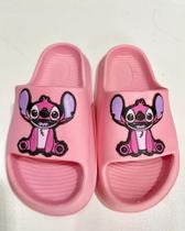 Chinelo infantil stitch nuvem unissex slide