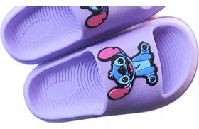 Chinelo infantil stitch nuvem unissex slide
