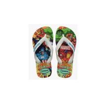 Chinelo Infantil Top Marvel II Havaianas 022485 Cor:BrancoTamanho:24