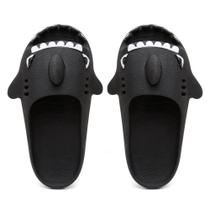 Chinelo Infantil Tubarão Slide Feminino Masculino Casual Micro Expandido Confortável