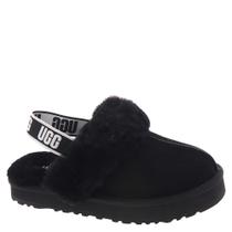 Chinelo Infantil UGG Funkette Unissex em Camurça Preta - Tamanho 9 Chinelo Infantil UGG Funkette Unissex em Camurça Preta - Tamanho 9