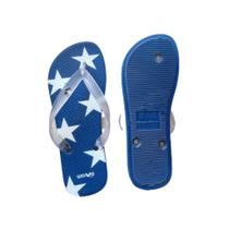 Chinelo Infantil Wave Estrelas Azul - 36