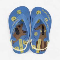 Chinelo Ipanema Baby Com Elástico Cachorrinho Azul Chinelo Ipanema Baby Com Elástico Cachorrinho Azul