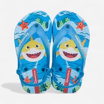 Chinelo Ipanema Baby Com Elástico Tubarão Azul Chinelo Ipanema Baby Com Elástico Tubarão Azul