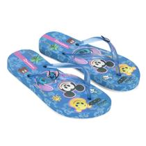 Chinelo Ipanema de Dedo Meninas Kids Stitch Disney Azul Rosa