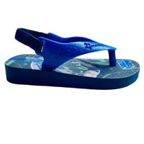 Chinelo Ipanema De Elastico Infantil Bebe Max Steel Azul