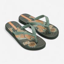 Chinelo Ipanema Fantasia Infantil Dinossauro Verde