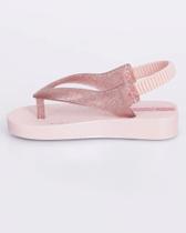 Chinelo Ipanema Glitter Baby Com Elástico Atrás