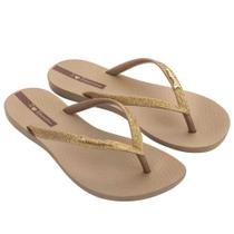 Chinelo Ipanema Glow Feminino Preto Glitter
