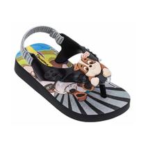 Chinelo Ipanema Patrulha Canina Rublle Preto