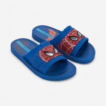 Chinelo Ipanema Slide Marvel Action Homem Aranha Infantil Azul