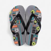 Chinelo Ipanema Temas Infantil Cinza Chinelo Ipanema Temas Infantil Cinza
