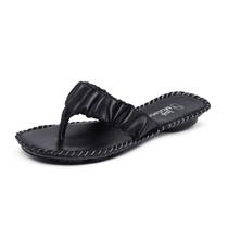 Chinelo Ipê Mulato Sandalia Feminina Ortopédica Couro cor Preto Chinelo Ipê Mulato Sandalia Feminina Ortopédica Couro cor Preto